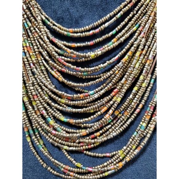 Multi-Layer Colorful Beads Bohemian Style Necklace - Picture 5 of 7